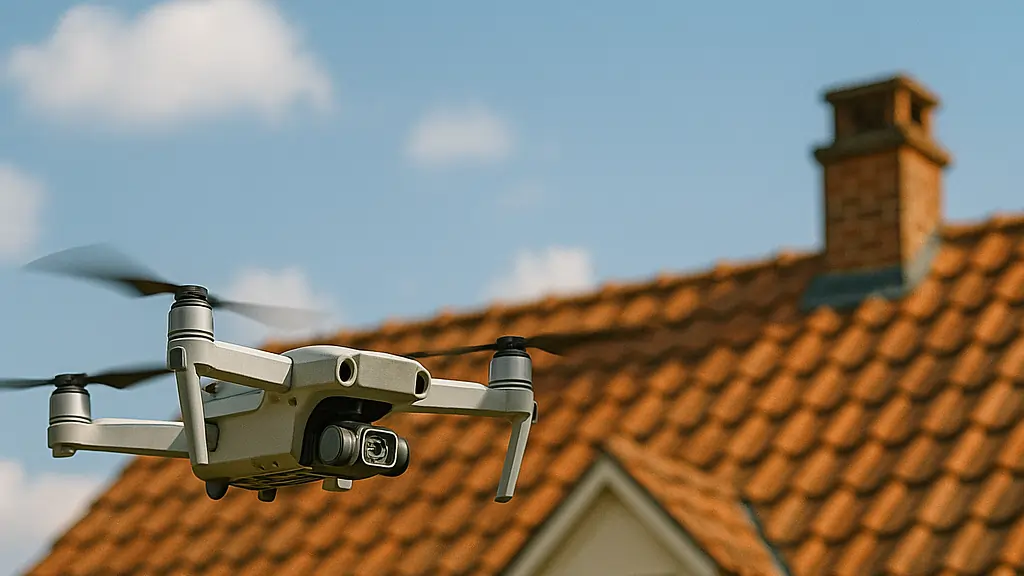 Inspection drone avec rapport photo