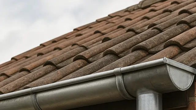 Rénovation de gouttières en zinc